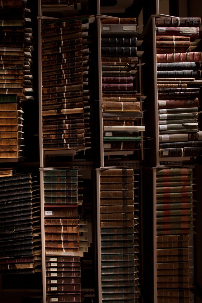 stacks of books