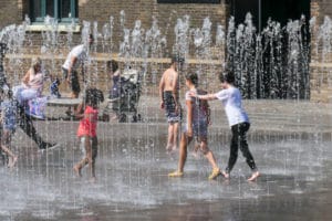The inequity of summer heat