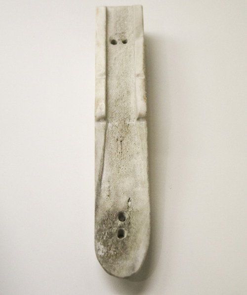 long white sled shoe