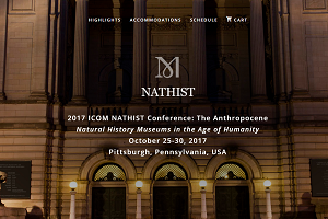 ICOM conference website screenshot